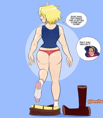 DC SuperHero Girls Stripgames comic porn sex 10