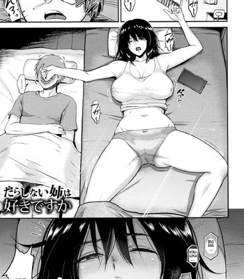 Darashinai Ane wa Suki desu ka | Do You Like a Sloppy Older Sister? comic porn sex 4