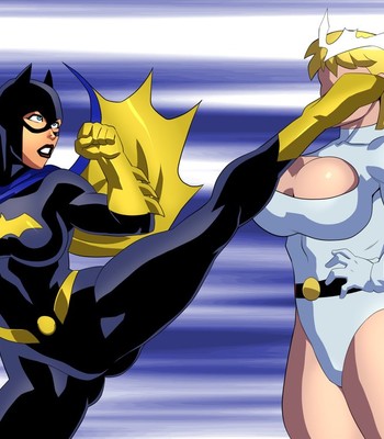 Batgirl vs Galatea comic porn sex 7