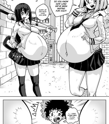 Pregnant Hero Academia comic porn sex 9