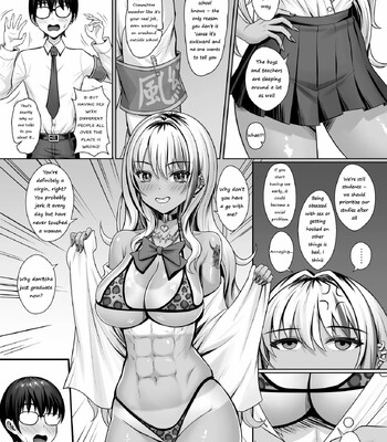 Class no Kuro Gal to Pakopako | Fucking With the Class’s Dark-Skinned Gyaru comic porn sex 11