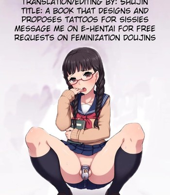 A book that Proposes designs for sissy tattoos comic porn sex 17