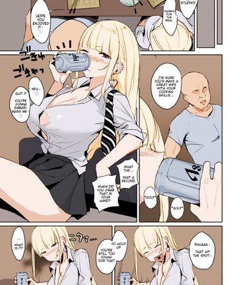 Ecchi na Gal JK ga Kyokon Zetsurin Oji-san to Pakoru Yatsu [Colorized] comic porn sex 4
