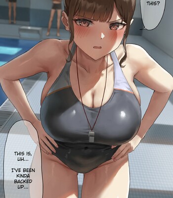 Kuchi de Nuite Kureru Suieibu Komon no Sensei | The Swimming Club Coach Sucks Me Off comic porn sex 3