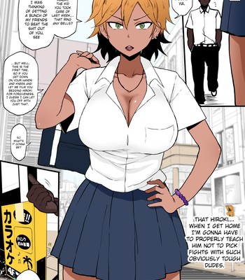 Kokujin no Tenkousei ni Ane o NTR ru [Colorized] comic porn sex 2
