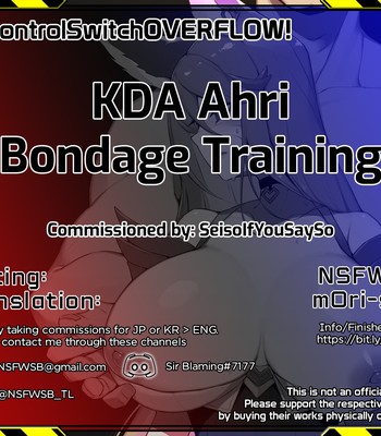 KDA Ahri Bondage Training comic porn sex 6
