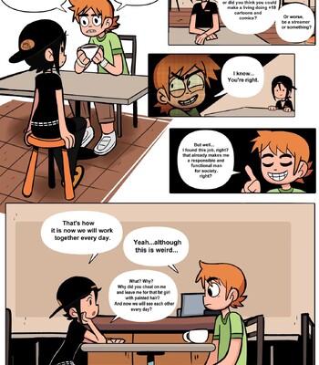 Scott Pilgrim Has a Job comic porn sex 7