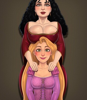 Mother Gothel x Rapunzel comic porn thumbnail 001