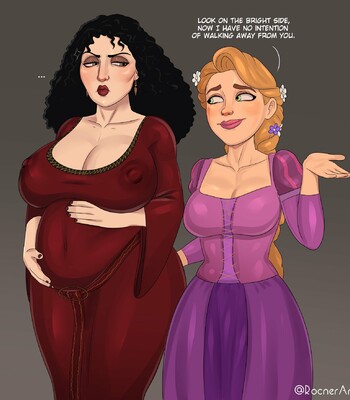Mother Gothel x Rapunzel comic porn sex 9