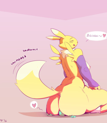 Renamon facesitting comic porn sex 14