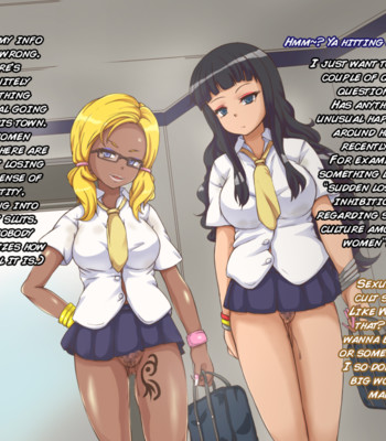 Everyday Life When All Girls Have Turned Into Trashy Bitches – School Edition comic porn sex 4
