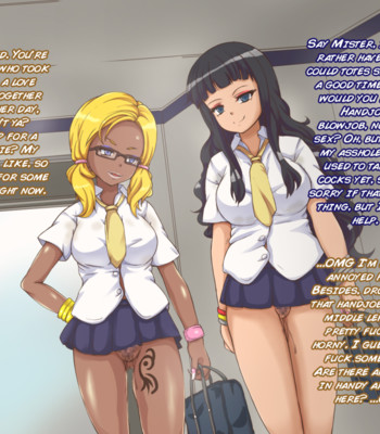 Everyday Life When All Girls Have Turned Into Trashy Bitches – School Edition comic porn sex 7