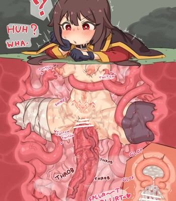 Megumin and the Tentacle Pit comic porn sex 4