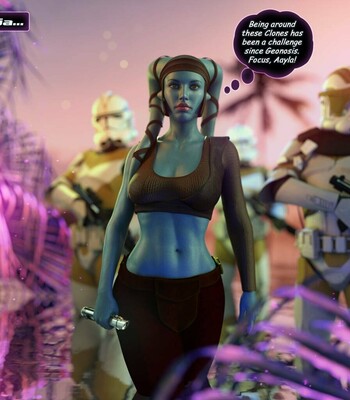 [DrinkerofSkies] Aayla Secura and Her Clones comic porn thumbnail 001
