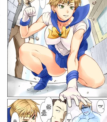 Uranus vs Stopwatcher (Bishoujo Senshi Sailor Moon) [English] [Colorized] comic porn sex 5