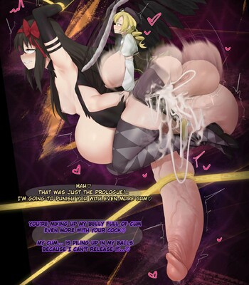 Hyper futa Mami x futa devil Homura comic porn sex 5