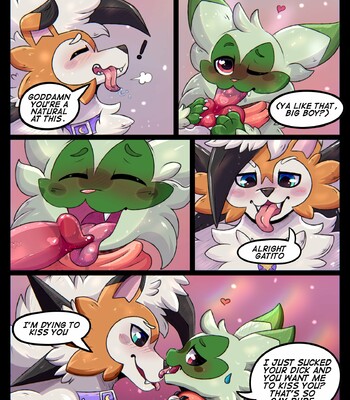 Dusk Lycanroc x Floragato (ongoing) comic porn sex 4