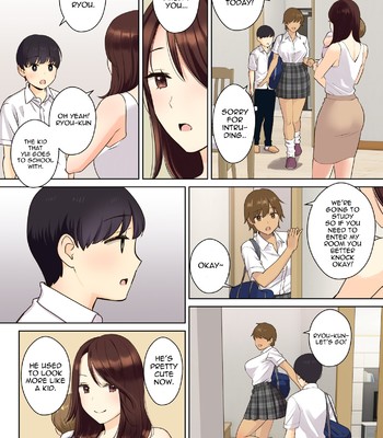A Story about a Boy Getting His Virginity Stolen by His (Girl) Friend’s Mom 1 comic porn sex 6