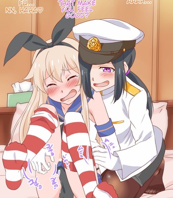 Layer Shimakaze-kun to Teitoku no Onee-san | Cosplayer Shimakaze-kun and Admiral Onee-san comic porn sex 4