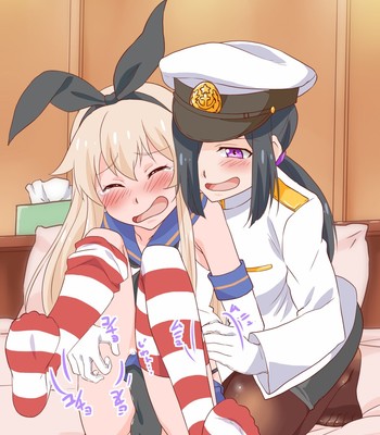 Layer Shimakaze-kun to Teitoku no Onee-san | Cosplayer Shimakaze-kun and Admiral Onee-san comic porn sex 11