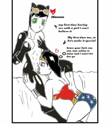 Wonder Woman x Catwoman the hentai sextape comic porn sex 3