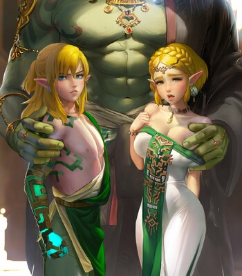 Ganondorf, Zelda and Link | Futa Ver. + Extras comic porn sex 14