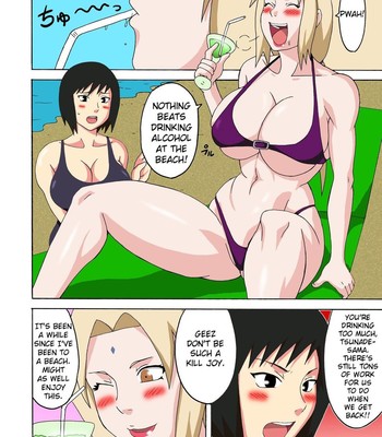Tsunade’s Obscene Beach (Colorized) comic porn sex 7
