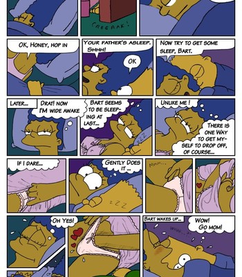 Porn Comics - [Jimmy] Mom’s Bed (The Simpsons) [Colorized]