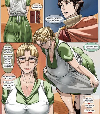 Porn Comics - Reunion with a Lovely Servant
