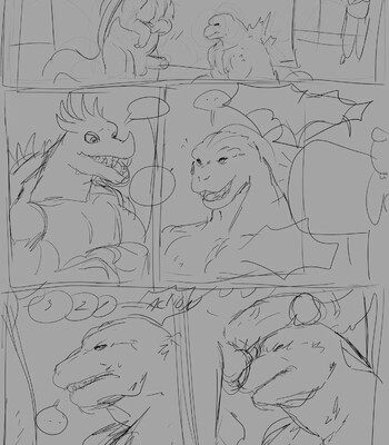 Godzilla fuck all the monsters (Ongoing) comic porn sex 30