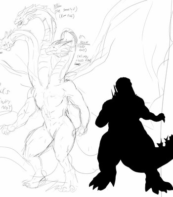 Godzilla fuck all the monsters (Ongoing) comic porn sex 39