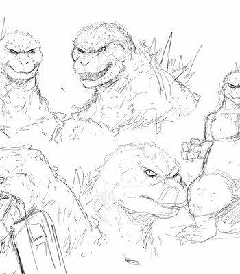 Godzilla fuck all the monsters (Ongoing) comic porn sex 44