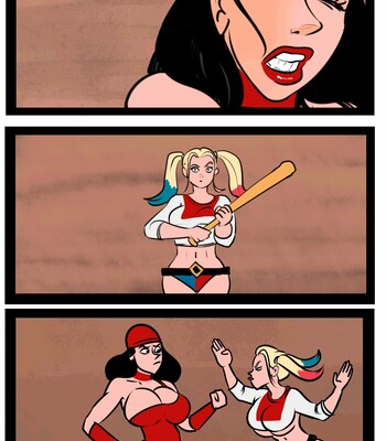 Harley Quinn vs Elektra comic porn sex 6