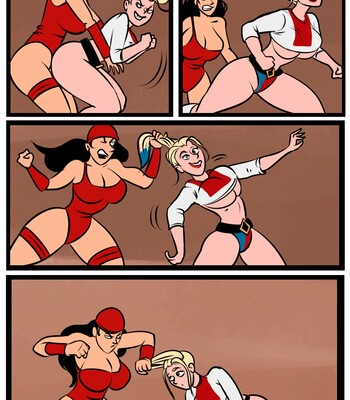 Harley Quinn vs Elektra comic porn sex 7