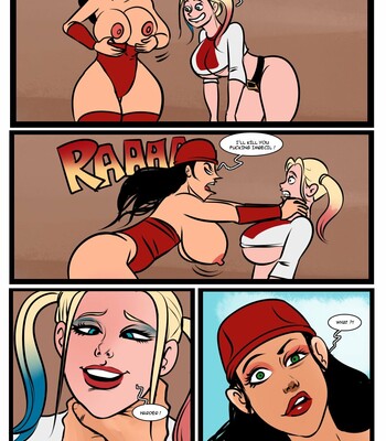 Harley Quinn vs Elektra comic porn sex 8