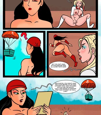 Harley Quinn vs Elektra comic porn sex 13