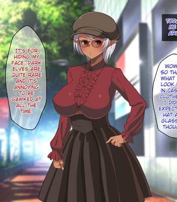 Ryuugakusei wa Kasshoku Bakunyuu Dark Elf! | The Transfer Student Is a Brown-Skinned Dark Elf with Huge Tits! comic porn sex 29