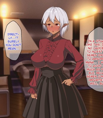 Ryuugakusei wa Kasshoku Bakunyuu Dark Elf! | The Transfer Student Is a Brown-Skinned Dark Elf with Huge Tits! comic porn sex 31