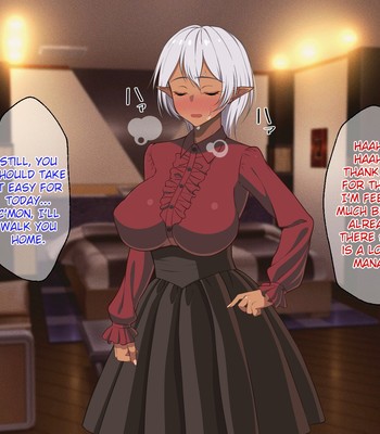 Ryuugakusei wa Kasshoku Bakunyuu Dark Elf! | The Transfer Student Is a Brown-Skinned Dark Elf with Huge Tits! comic porn sex 41