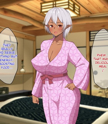 Ryuugakusei wa Kasshoku Bakunyuu Dark Elf! | The Transfer Student Is a Brown-Skinned Dark Elf with Huge Tits! comic porn sex 142