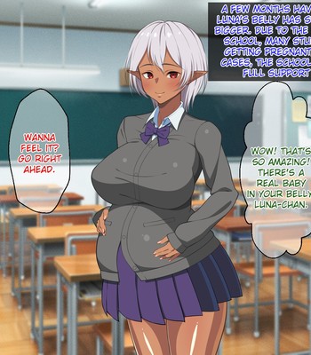 Ryuugakusei wa Kasshoku Bakunyuu Dark Elf! | The Transfer Student Is a Brown-Skinned Dark Elf with Huge Tits! comic porn sex 165