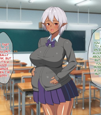 Ryuugakusei wa Kasshoku Bakunyuu Dark Elf! | The Transfer Student Is a Brown-Skinned Dark Elf with Huge Tits! comic porn sex 166