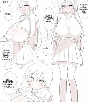 Yuki Onna Obaa-chan | Snow Milf Granny comic porn sex 7