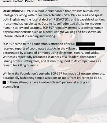 [AnanaKawaii] SCP-397 A Hominidae (SCP Foundation) [English] comic porn sex 3