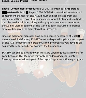 [AnanaKawaii] SCP-397 A Hominidae (SCP Foundation) [English] comic porn sex 7
