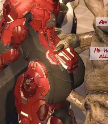 Olympia Vale X Sangheili comic porn sex 5