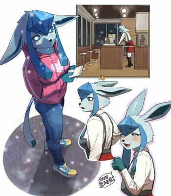 Glaceon Barista (ongoing?) comic porn sex 3