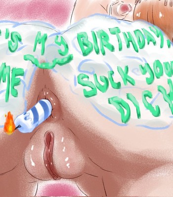Birthday BItch comic porn thumbnail 001