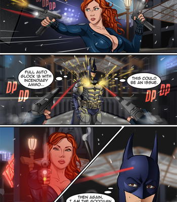 Batman vs Black Widow comic porn sex 2