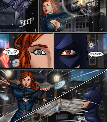 Batman vs Black Widow comic porn sex 3